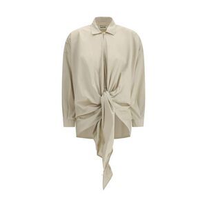 Darkpark Beige Cotton Women's Shirt